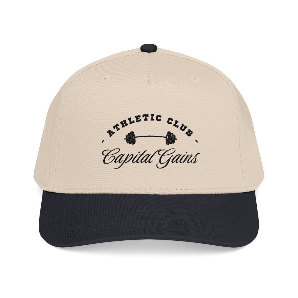 Capital Gains Athletic Club Baseball Cap — Mid Profile Embroidered Hat
