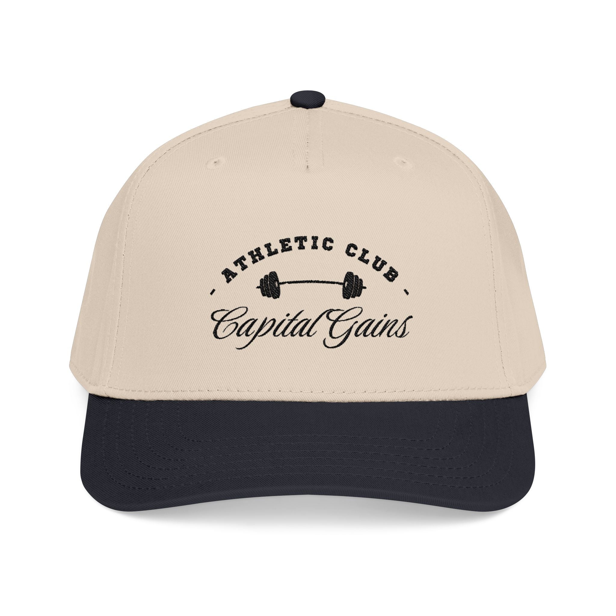 Capital Gains Athletic Club Baseball Cap — Mid Profile Embroidered Hat