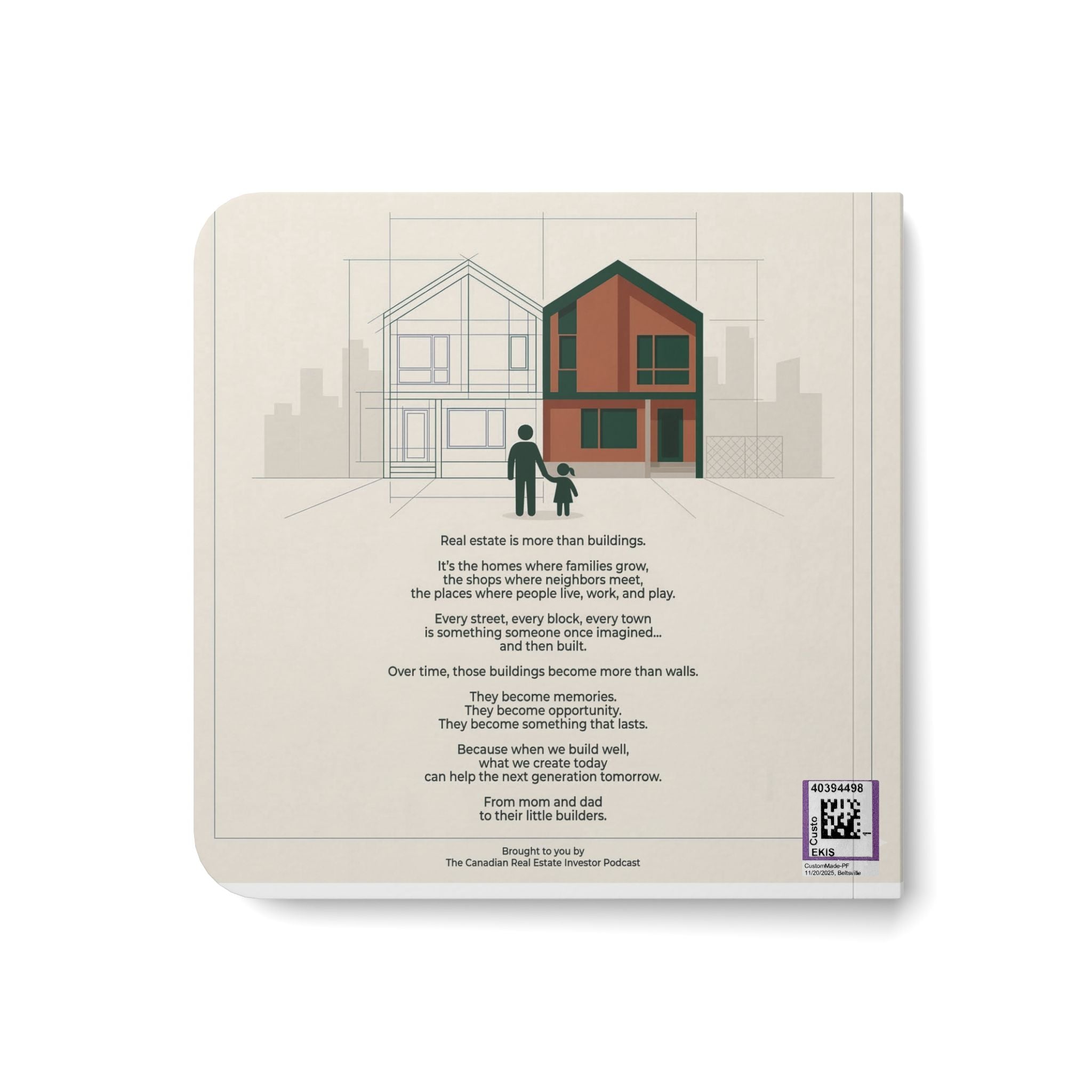 A is for Asset — ABCs of Real Estate Board Book — Baby Builder & Investor Board Book