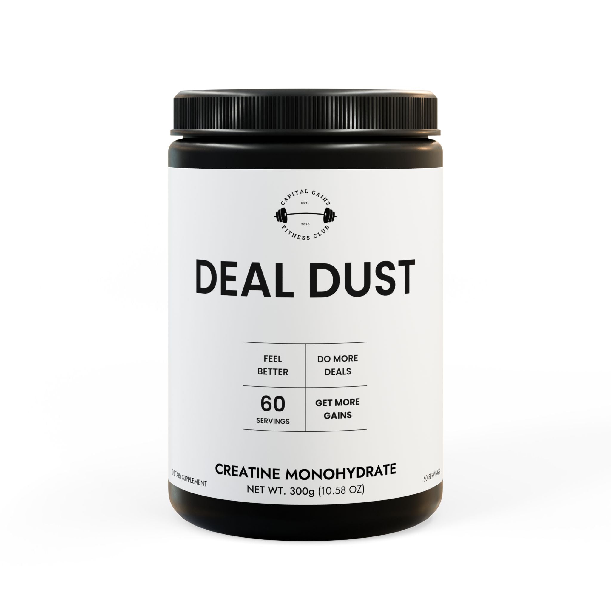 DEAL DUST Creatine Monohydrate Supplement (300g, 10.58oz)