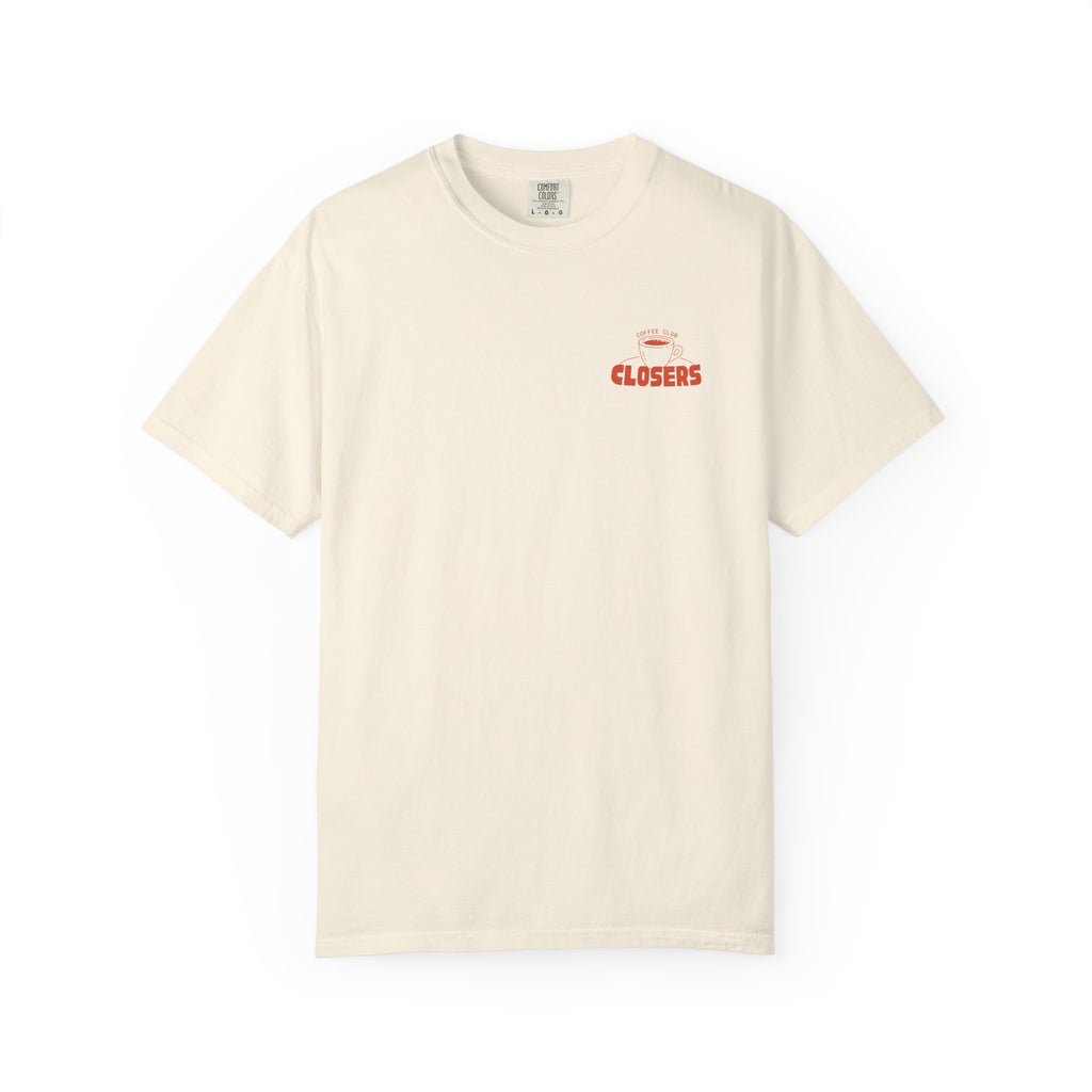 Closers Only Graphic T-Shirt — Retro Walking Mug Design