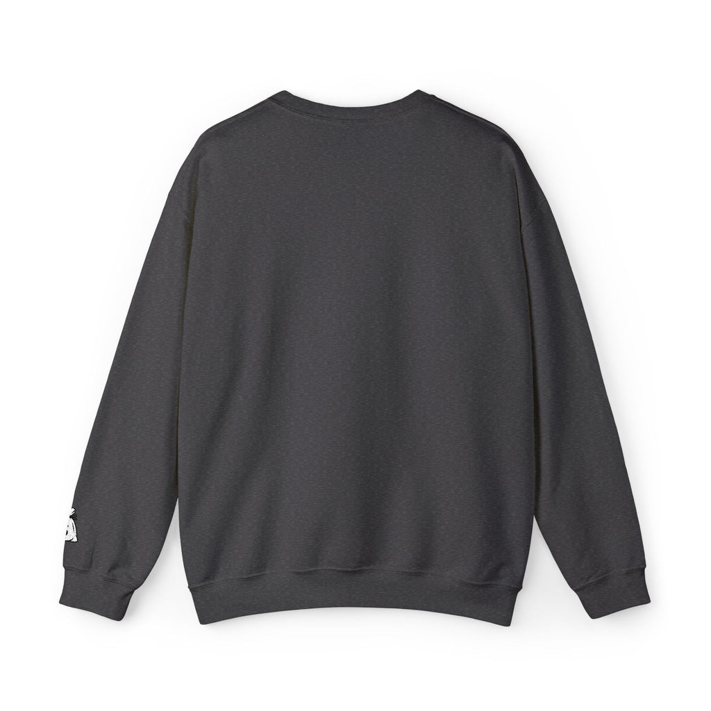DEALS Crewneck Sweatshirt — Vintage Collegiate Black Pullover