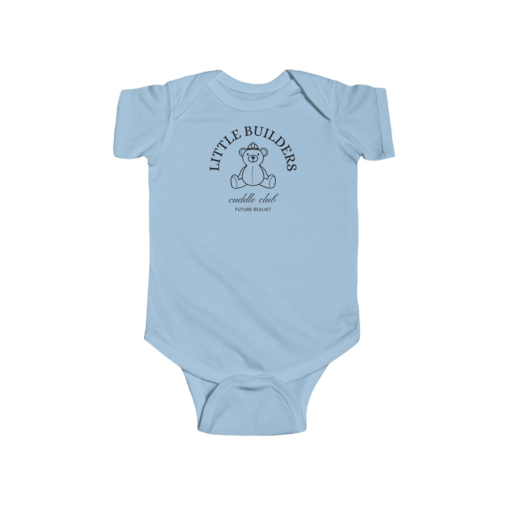 Baby Bodysuit — "Little Builders" Teddy Cuddle Club Infant Onesie