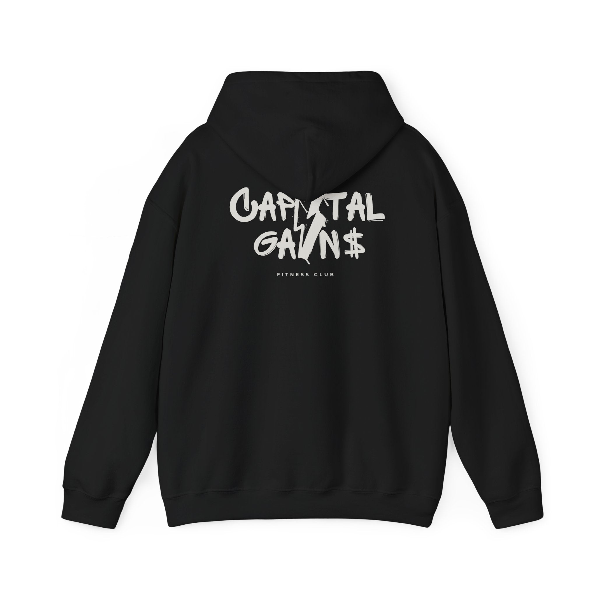 Capital Gains Hoodie — Graphic Streetwear Sweatshirt with 'Capital Gain' Back Print