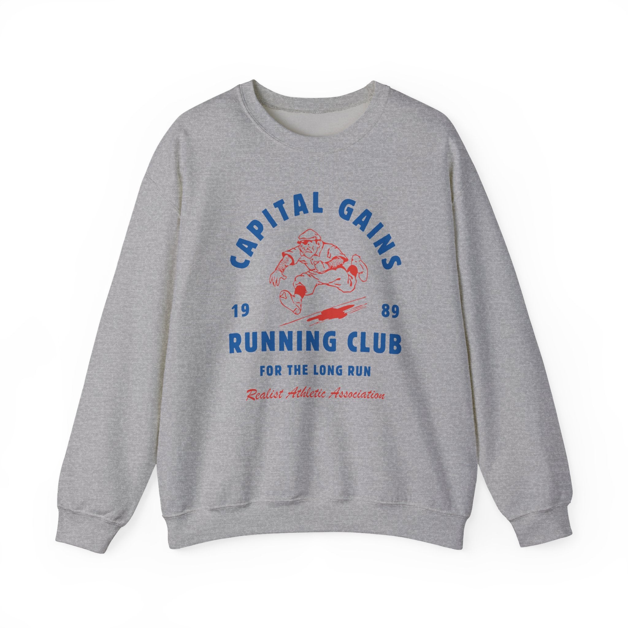 Capital Gains Running Club Sweatshirt — 'For The Long Run' Crewneck