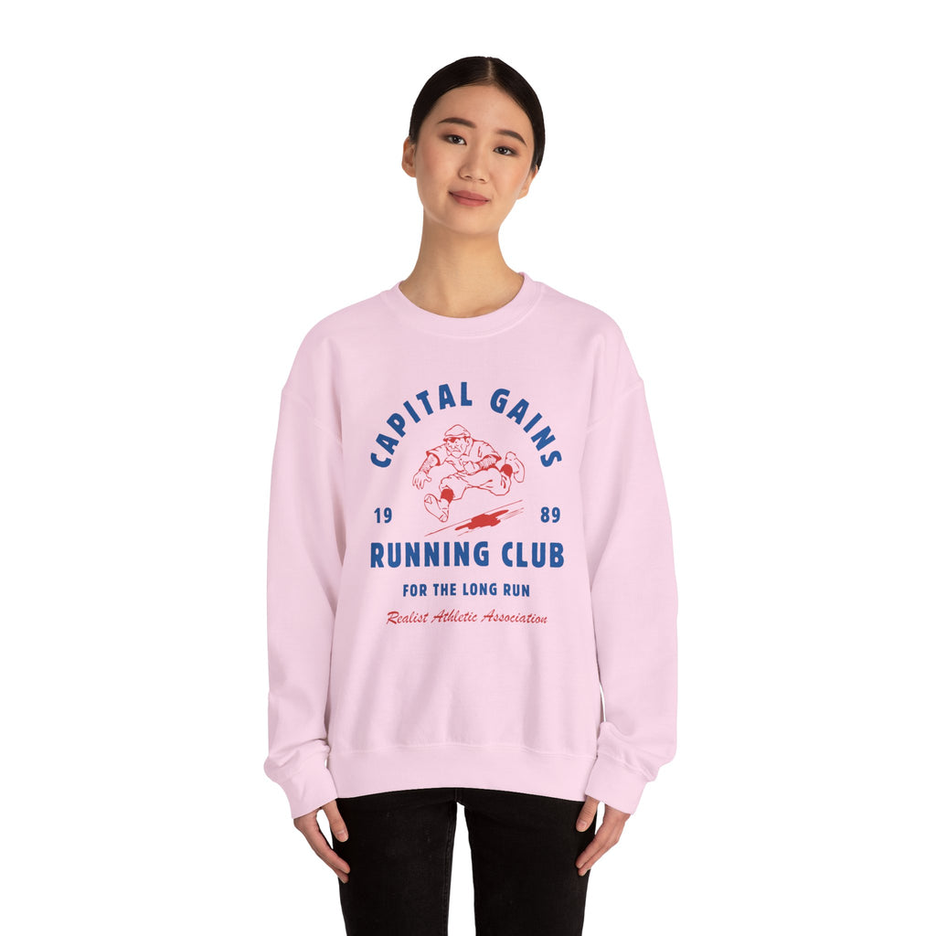 Capital Gains Running Club Sweatshirt — 'For The Long Run' Crewneck